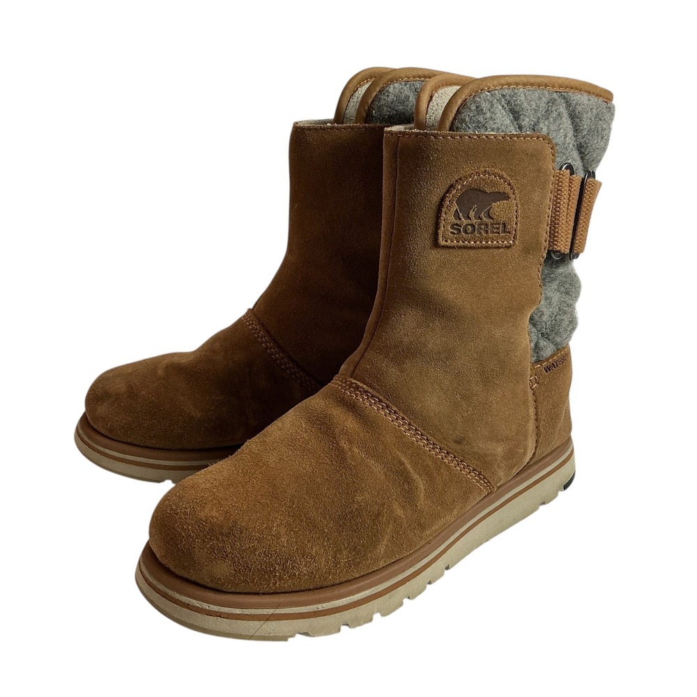 Sorel Women's Size 9 Rylee Ankle Slip On Waterproof Suede Boots
